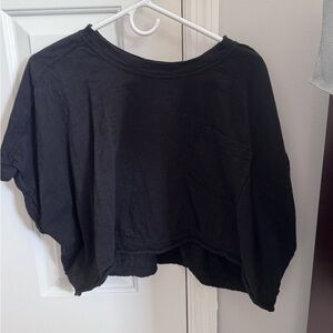 Elegant Black Women's Crop Top